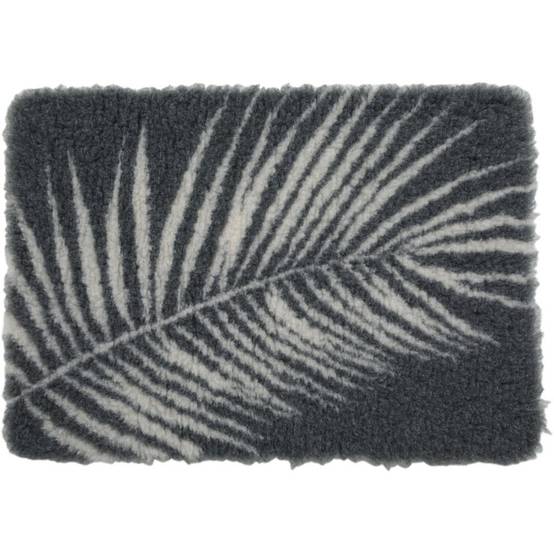 Zolux - Tapis isolants pour chiens 75 x 95 cm gris avec motif végétal - Image 2