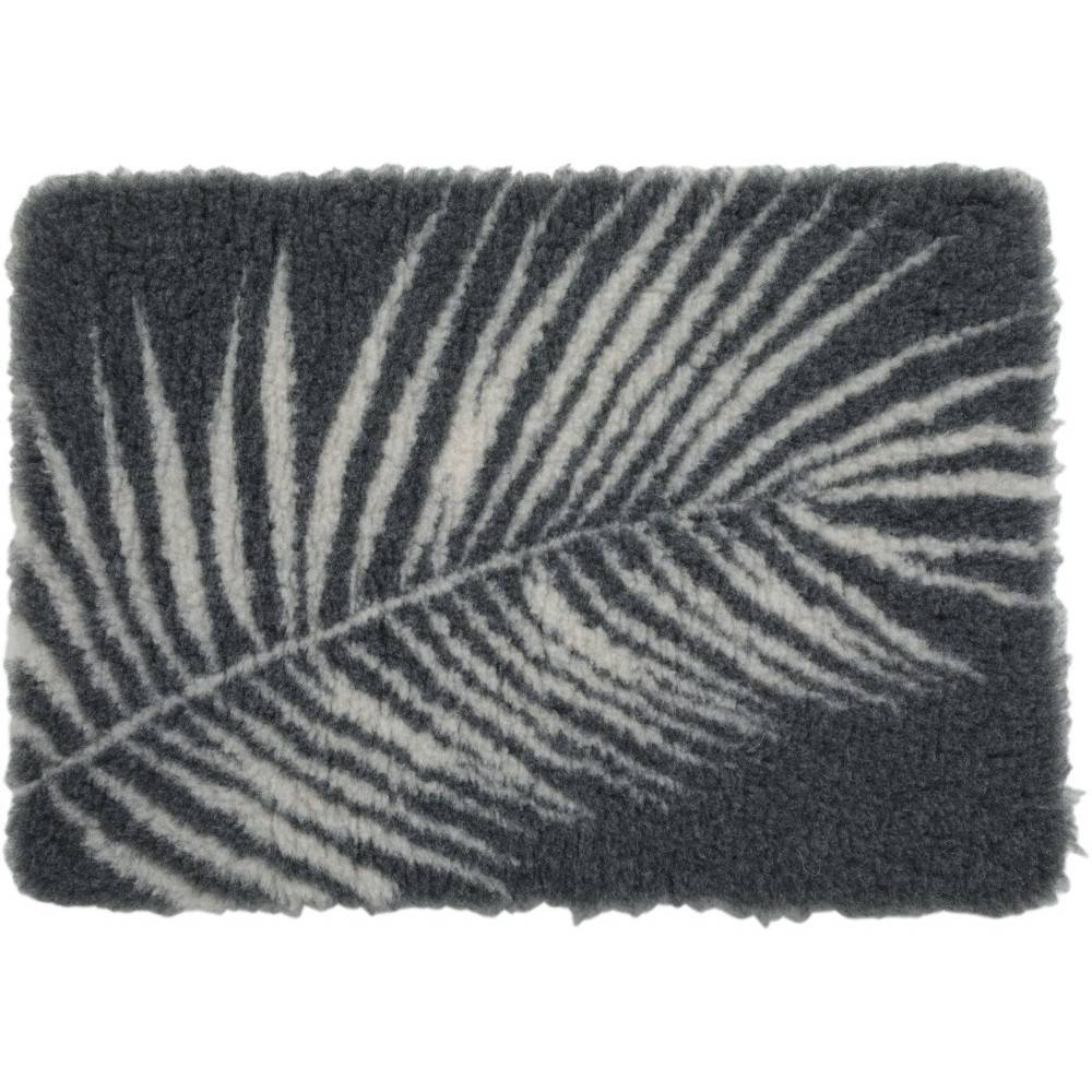 Zolux - Tapis isolants pour chiens 75 x 95 cm gris avec motif végétal - Imagen 2