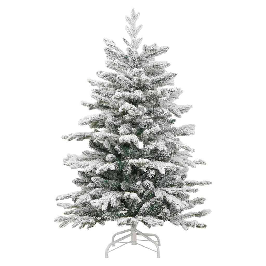 Sapin de Noël | Arbre de Noël Artificiel à Branches Articulées Blanc 150 cm Maison Chic - Image 5