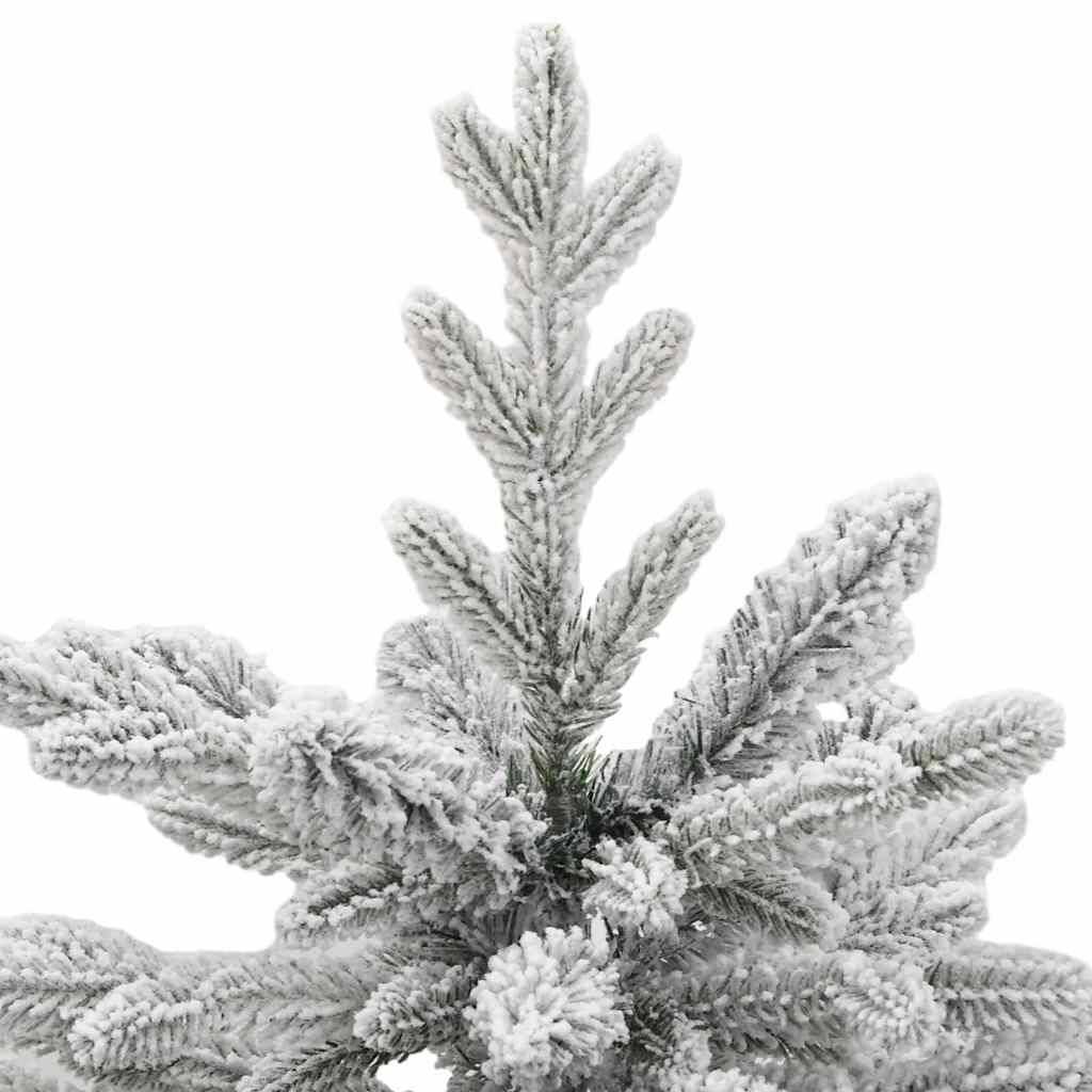 Sapin de Noël | Arbre de Noël Artificiel à Branches Articulées Blanc 150 cm Maison Chic - Image 8