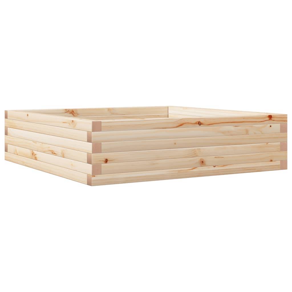 Maison Chic - Jardinière, Bac à fleurs, Pot de fleurs 90x90x23 cm bois de pin massif - Imagen 1