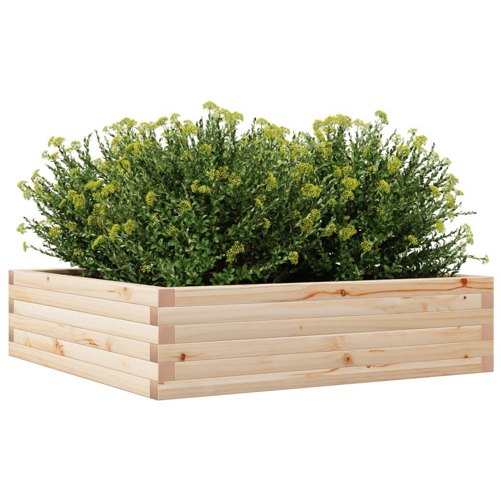 Maison Chic - Jardinière, Bac à fleurs, Pot de fleurs 90x90x23 cm bois de pin massif - Imagen 4