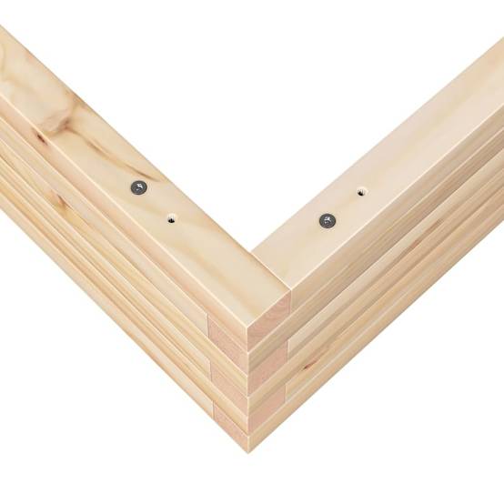 Maison Chic - Jardinière, Bac à fleurs, Pot de fleurs 90x90x23 cm bois de pin massif - Imagen 8