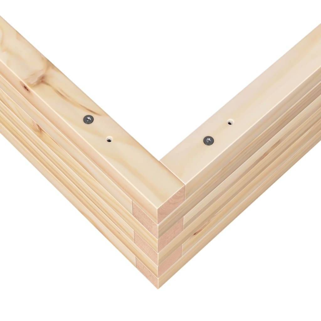 Maison Chic - Jardinière, Bac à fleurs, Pot de fleurs 90x90x23 cm bois de pin massif - Imagen 8