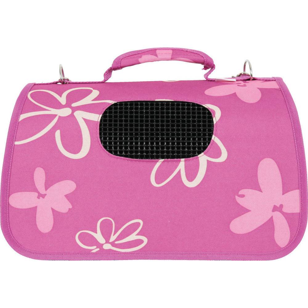 Panier de transport Flower L couleur prune pour chat ou chien max 8 kg - Imagen 4