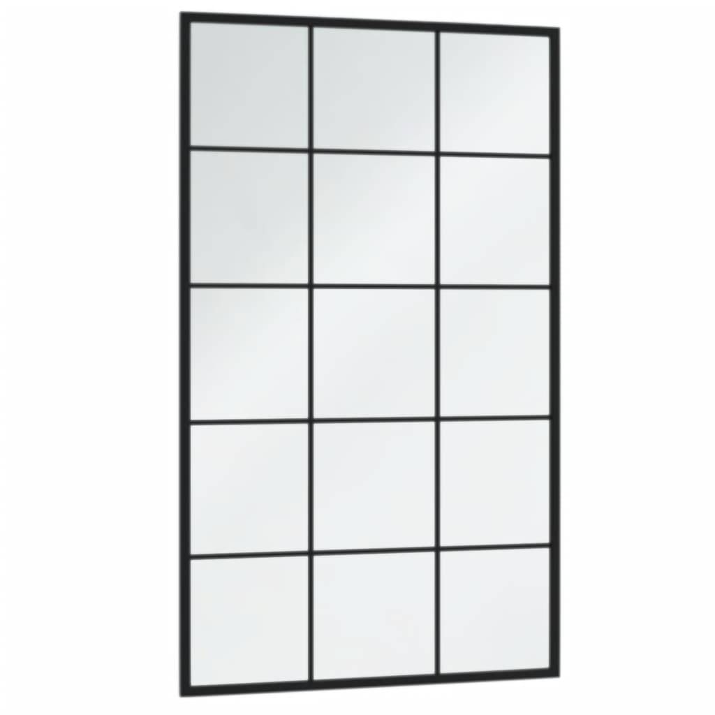 Maison Chic - 3pcs Miroirs muraux - Miroirs décoratifs noir 100x60 cm métal - Image 3