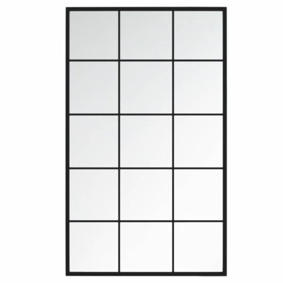 Maison Chic - 3pcs Miroirs muraux - Miroirs décoratifs noir 100x60 cm métal - Image 4