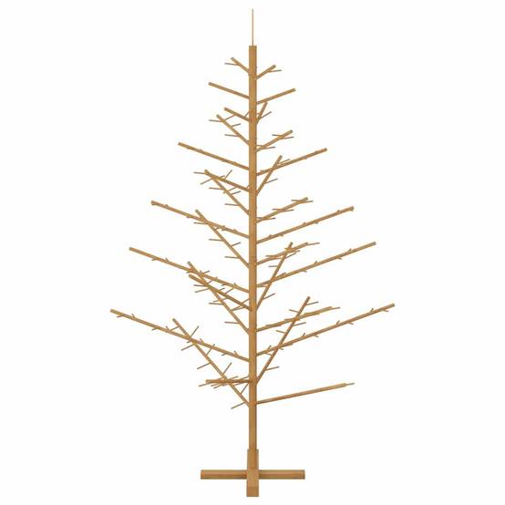 ComfortXL - Sapin de Noël en bois de pin Décoration de fête pour salon et terrasse Marron 180 cm – ComfortXL Outdoor Living - Image 6