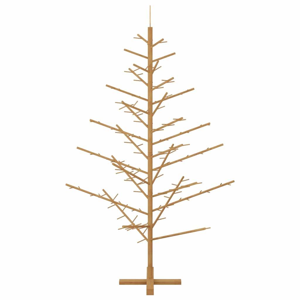 ComfortXL - Sapin de Noël en bois de pin Décoration de fête pour salon et terrasse Marron 180 cm – ComfortXL Outdoor Living - Image 6