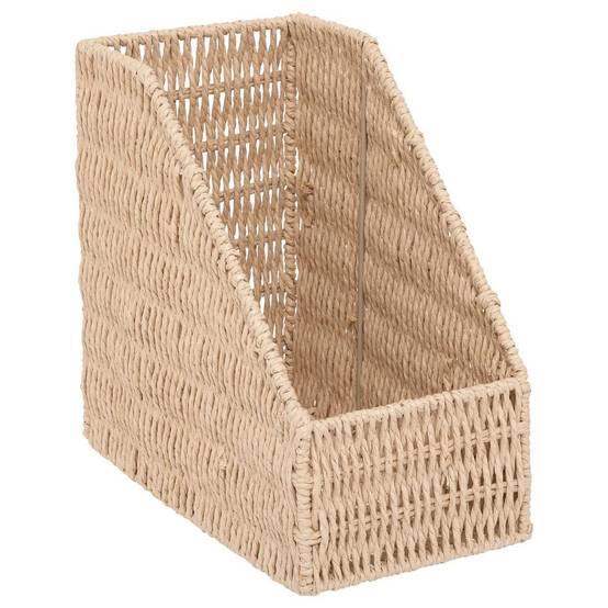 Porte-Revues Pour Bureau "Kord" 27cm Naturel - Image 1
