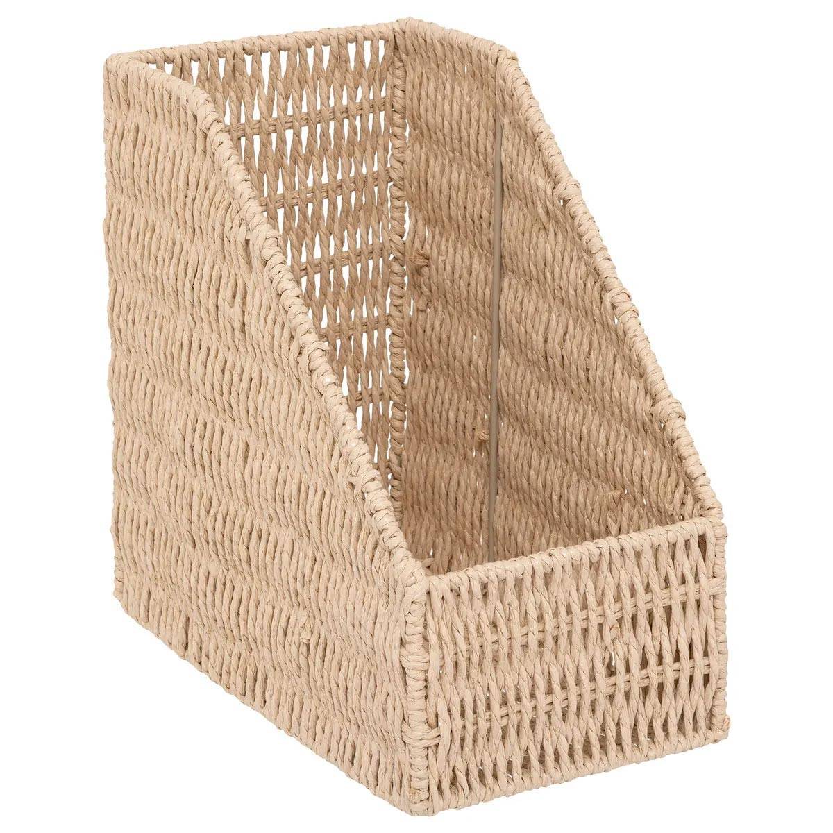 Porte-Revues Pour Bureau "Kord" 27cm Naturel - Image 1