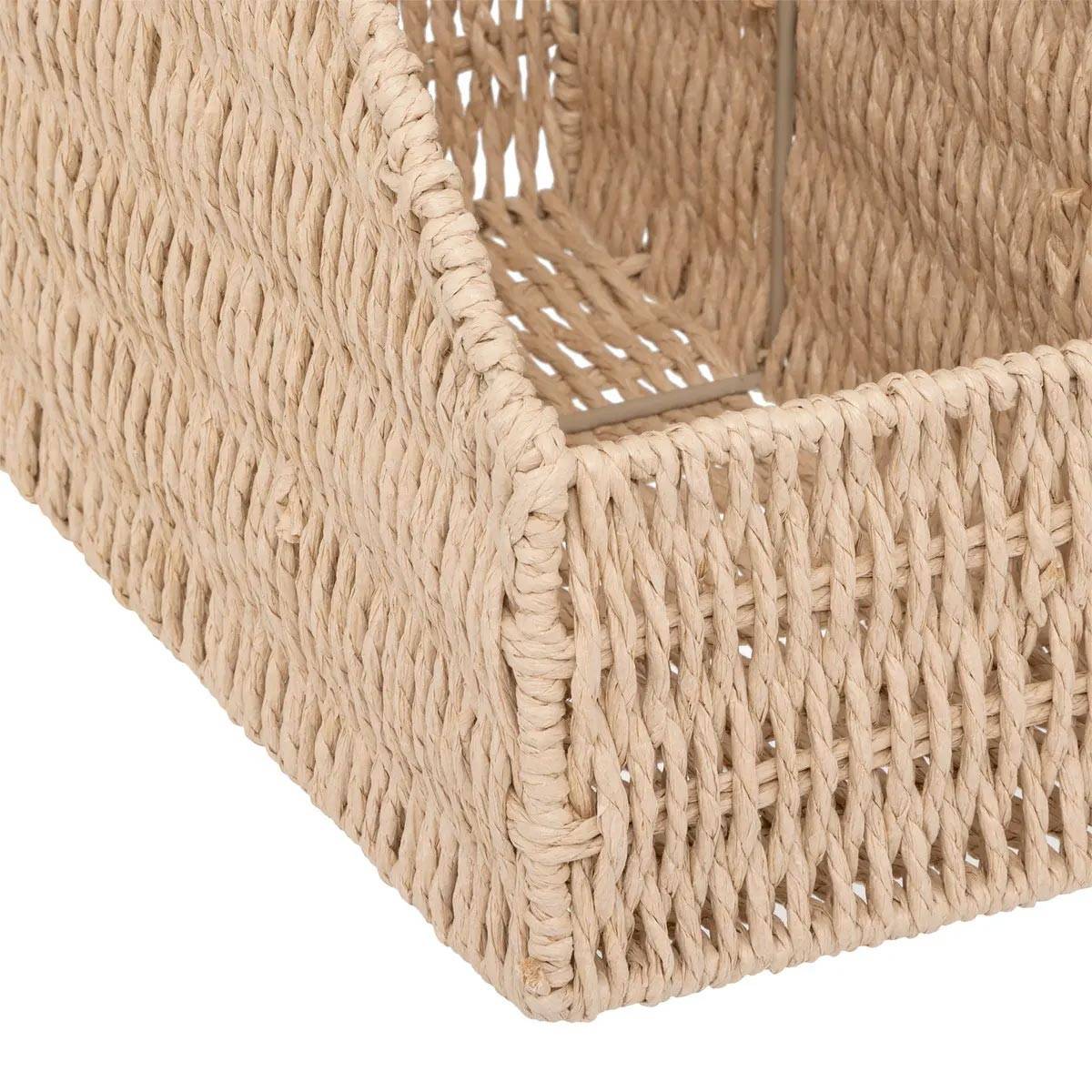 Porte-Revues Pour Bureau "Kord" 27cm Naturel - Image 2