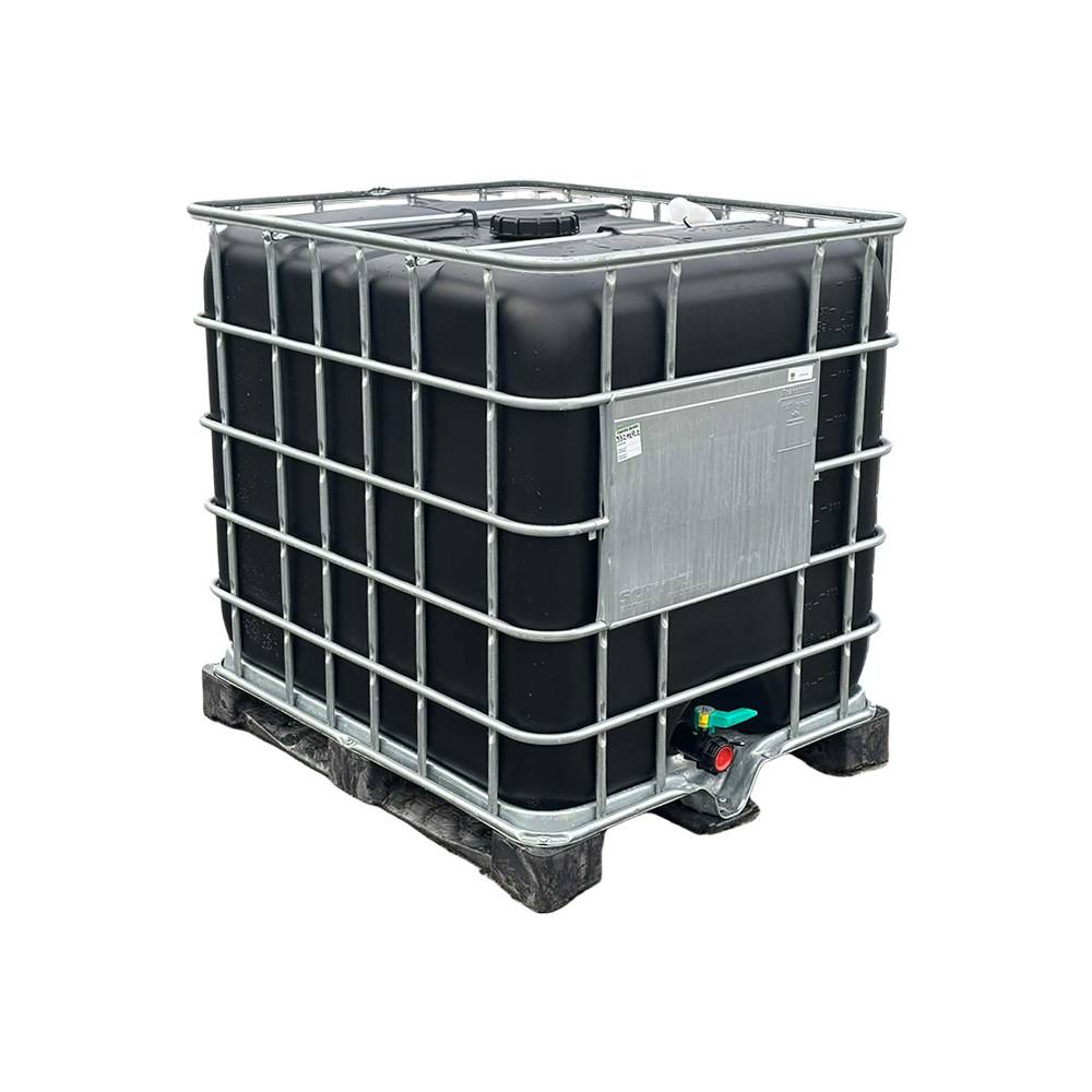 Cuve de stockage 1000l ibc poche rénovée grillage opaque noire-bouchon diamètre 22 cm - Image 3