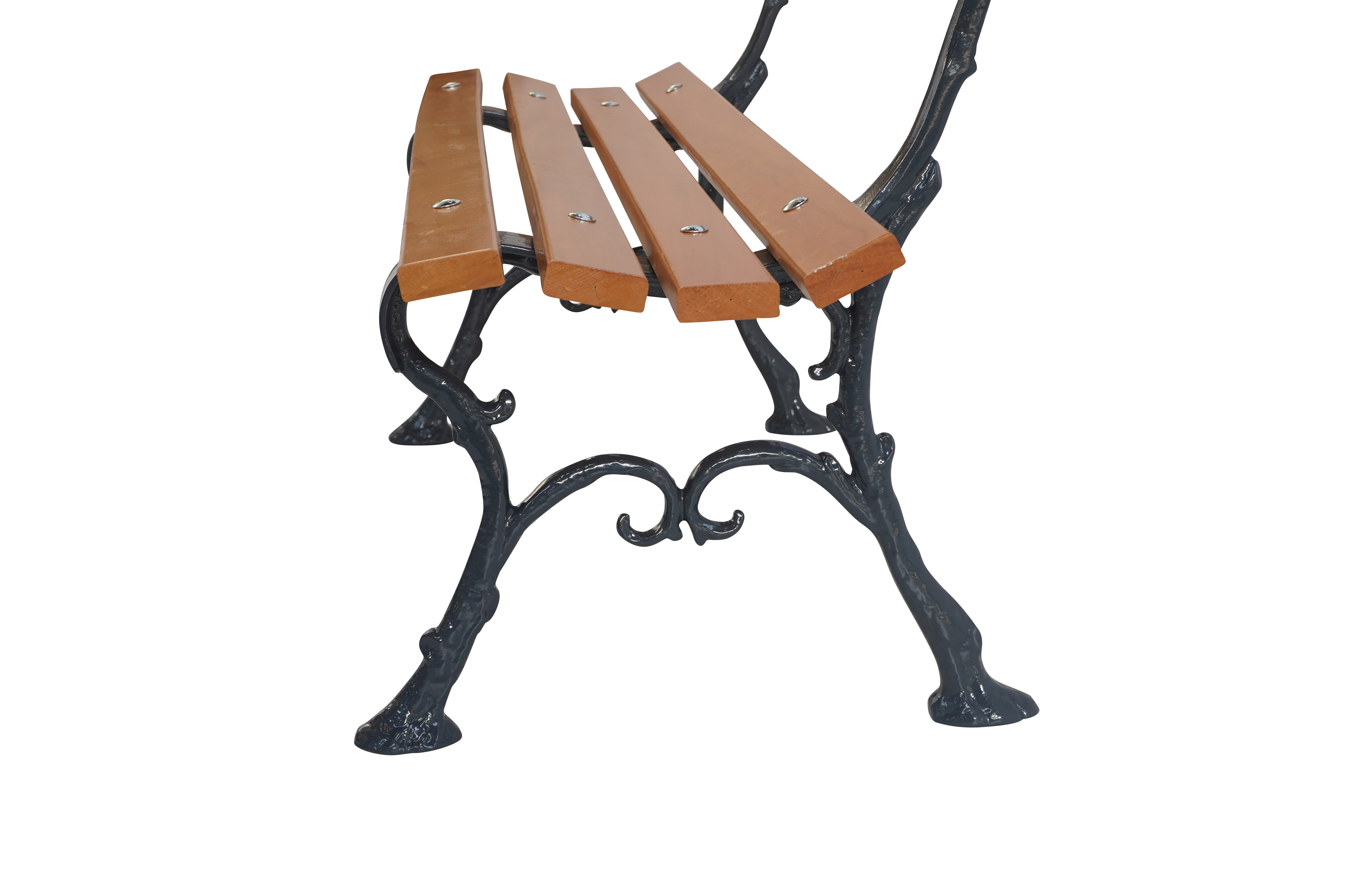 Banc de jardin Bretagne gris 7016 Dommartin H. 80cm X L. 130cm - Imagen 4