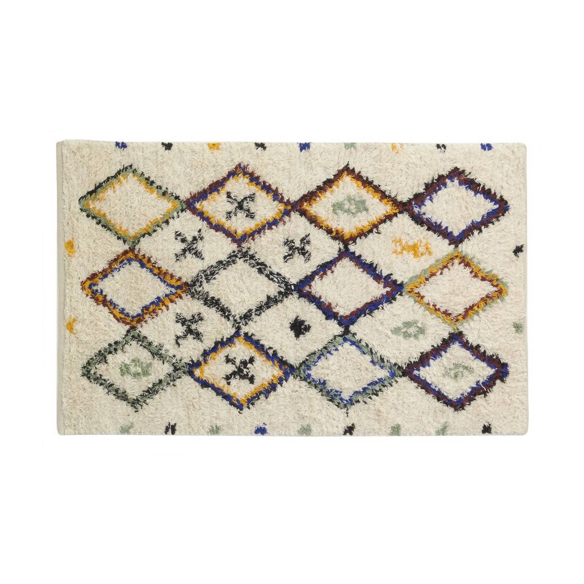 Aubry Gaspard - Tapis berbère en laine et coton tuftés multicolores Losanges - Imagen 1