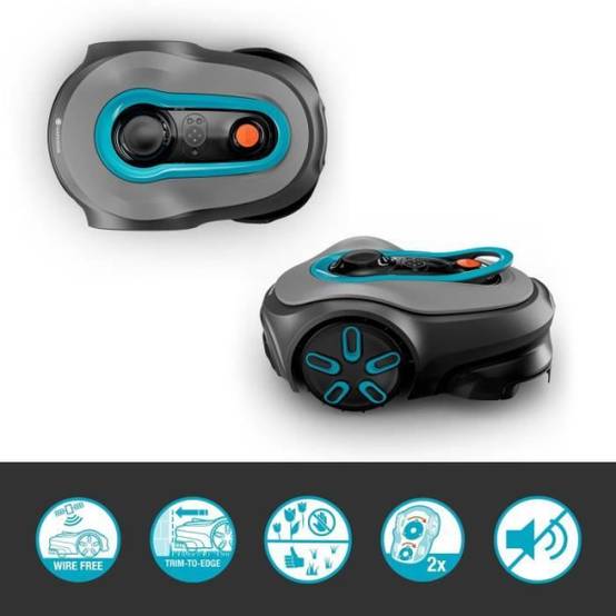 Tondeuse robot - GARDENA - Smart SILENO Free 1500 - Sans câbles périphériques - Surface 1500 m² - Inclus smart Gateway - Image 2