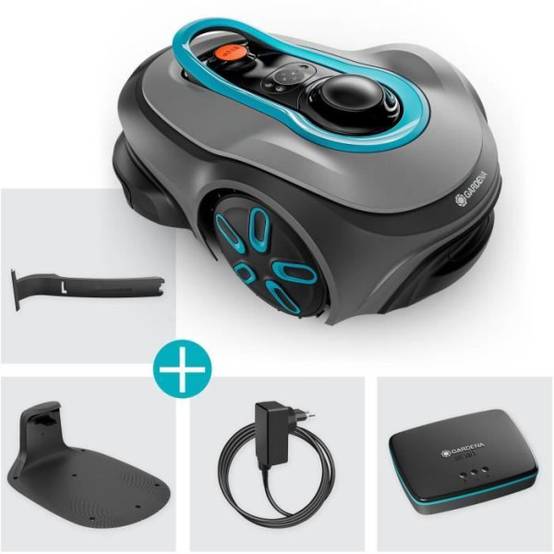 Tondeuse robot - GARDENA - Smart SILENO Free 1500 - Sans câbles périphériques - Surface 1500 m² - Inclus smart Gateway - Image 6