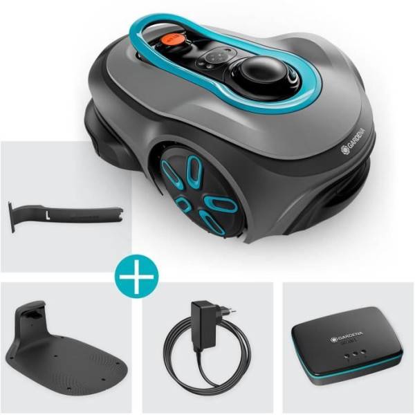 Tondeuse robot - GARDENA - Smart SILENO Free 1500 - Sans câbles périphériques - Surface 1500 m² - Inclus smart Gateway - Image 6