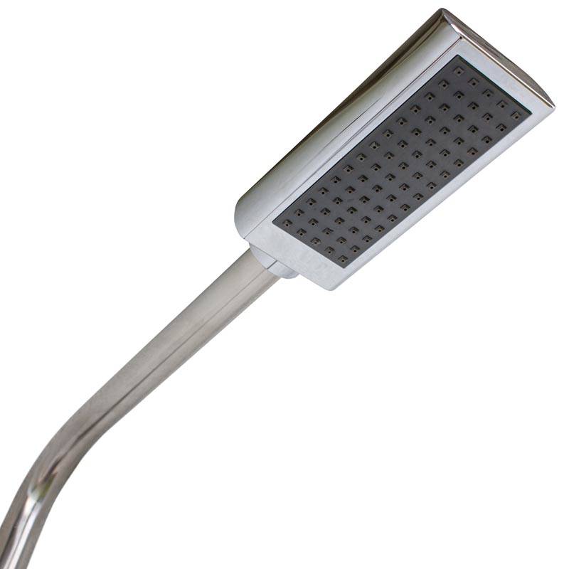 Gre Pools - Douche de jardin en acier inoxydable avec lave-pied Gre Pools - Imagen 1