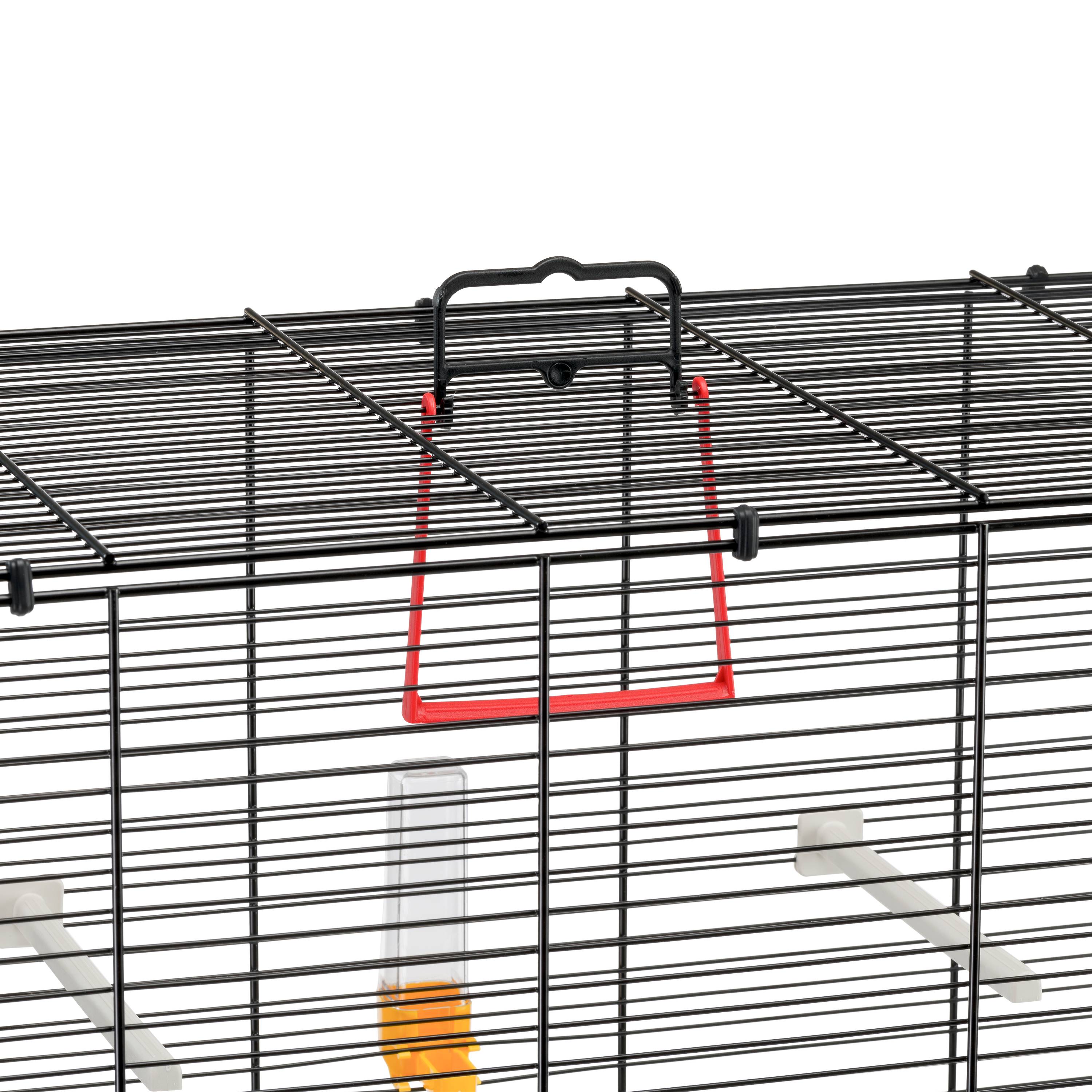 Ferplast - Ferplast Cage Oiseau PIANO 4, Cage Canari Oiseaux, avec Mangeoires, Abreuvoir pour Oiseaux, 59 x 33 x h 55 cm, avec Accessoires, Plateau Amovible - Image 9