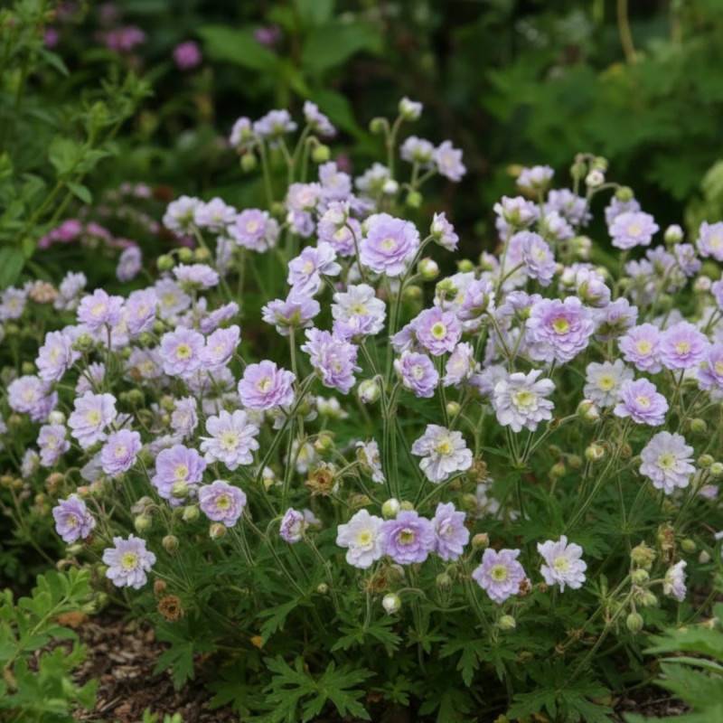 Géranium vivace des près Summer Skies à fleurs Rose/ - feuillage Persistant - Godet - 5/20 cm