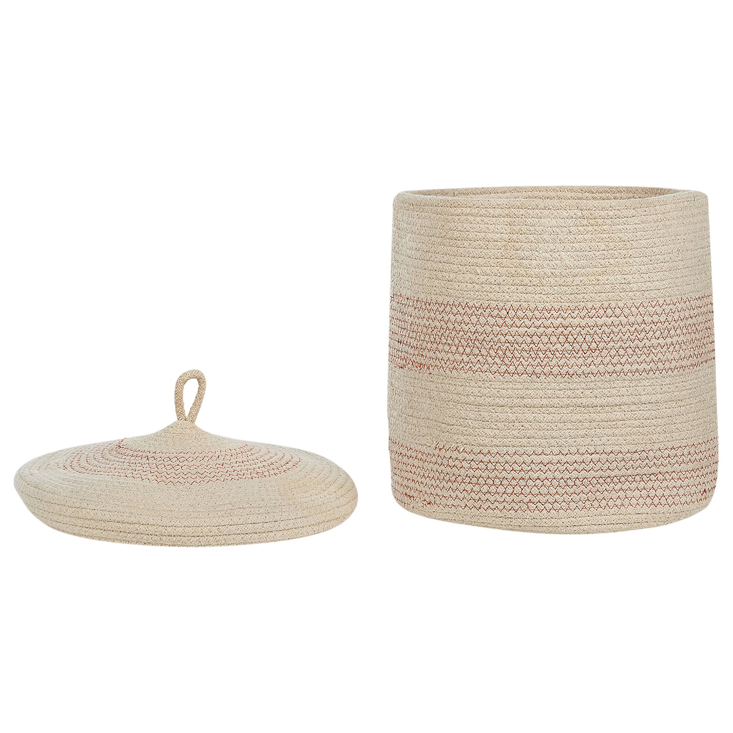 Beliani - Corbeille Coton Beige clair SILOPI - Beliani - Imagen 5
