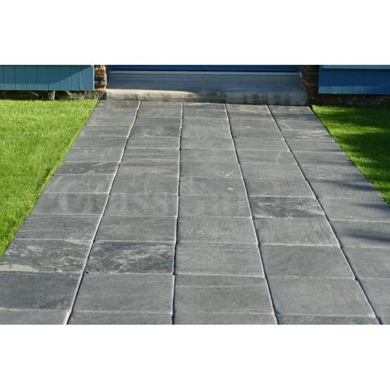 Pavé Ardoise Patiné 25 cm - Pack 8 pièces - 0,50 m² - Image 6