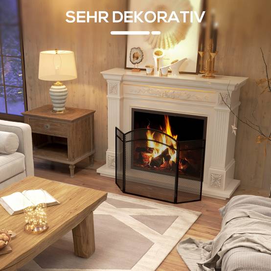 Pare-feu pliable 133 x 78 cm pour cheminée / poêle - 3 Pare-feu pliable 133 x 78 cm pour cheminée / poêle - 3