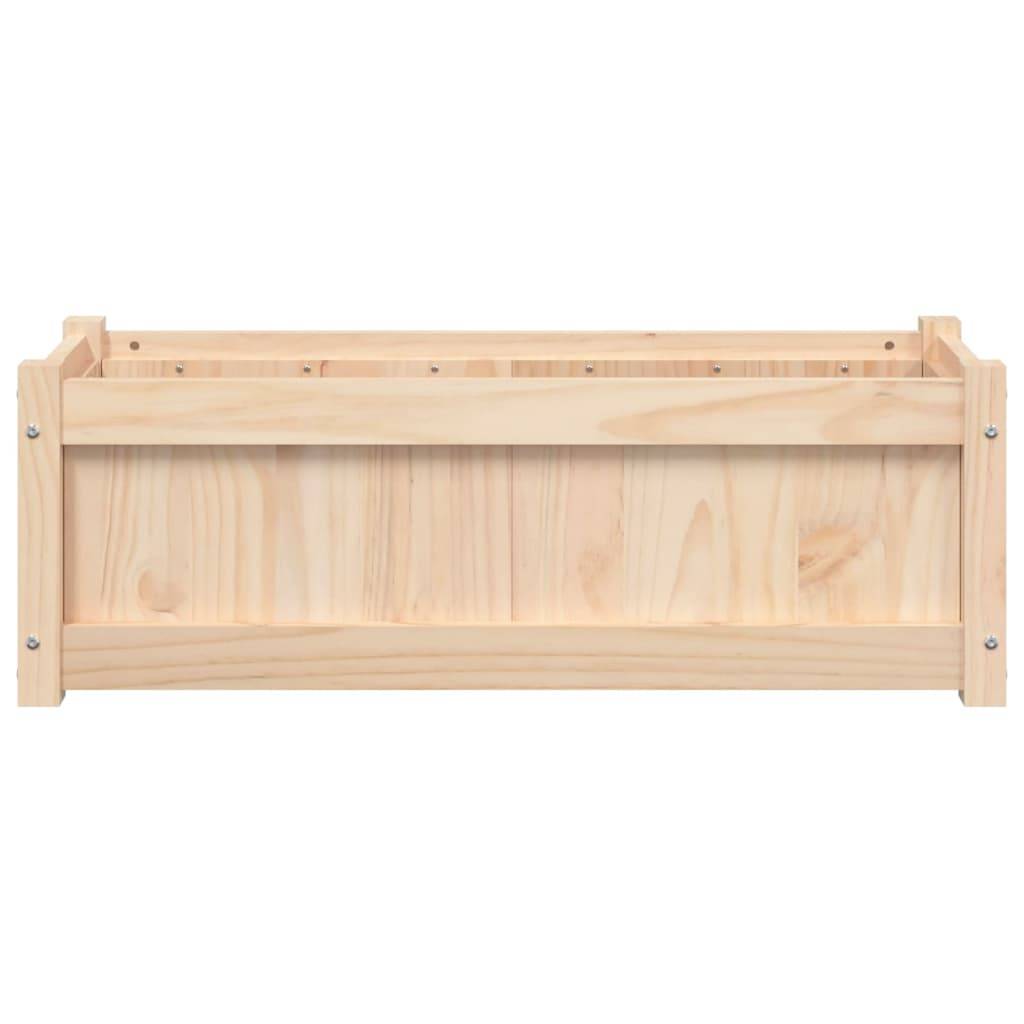Vidaxl - Jardinière d'extérieur 90x31x31 cm bois de pin massif vidaXL 837449 - Image 9