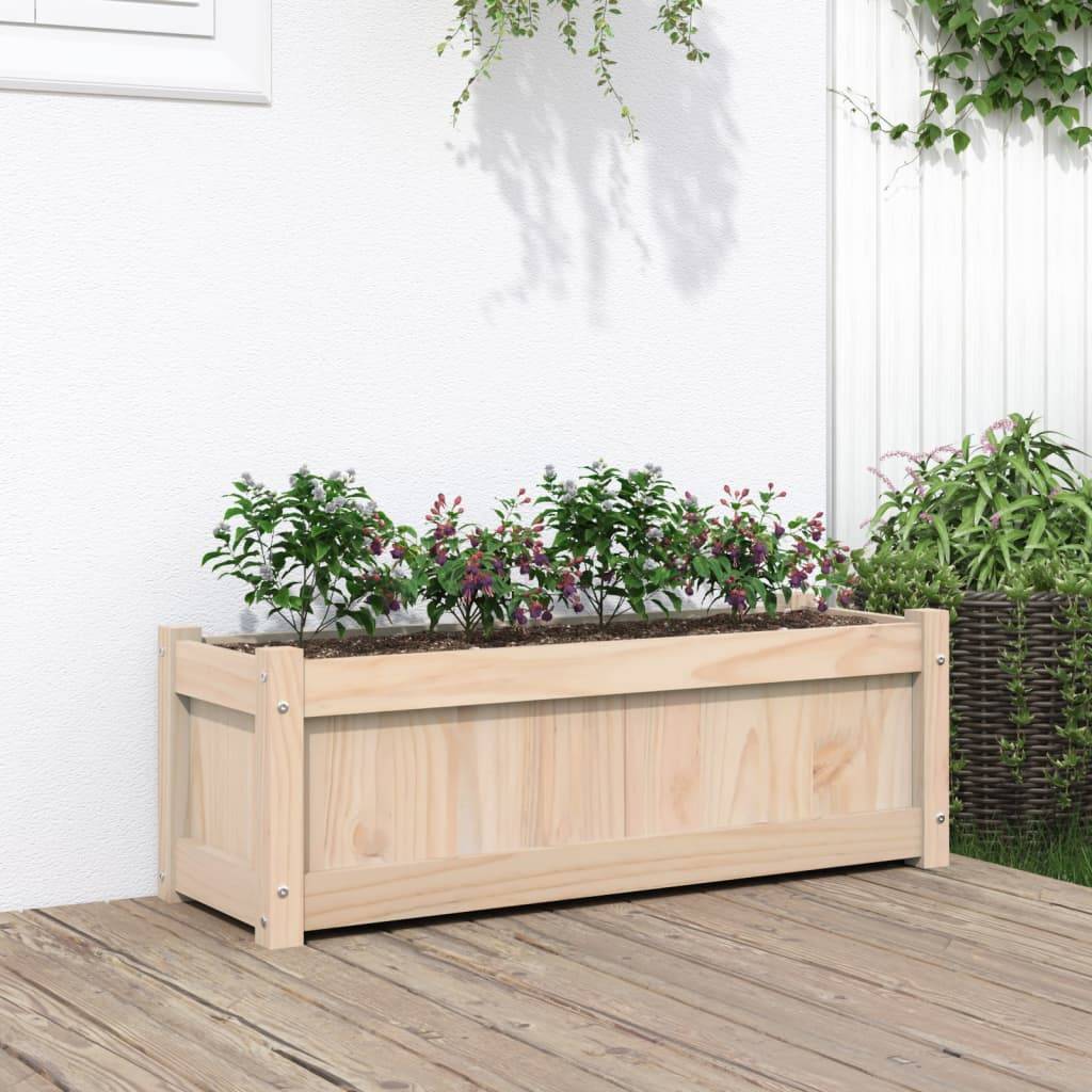 Vidaxl - Jardinière d'extérieur 90x31x31 cm bois de pin massif vidaXL 837449 - Image 1