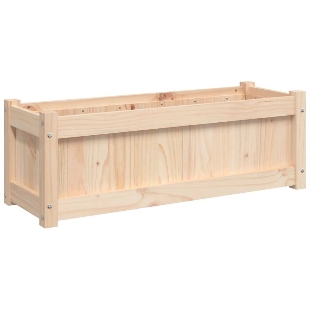 Vidaxl - Jardinière d'extérieur 90x31x31 cm bois de pin massif vidaXL 837449 - Image 8