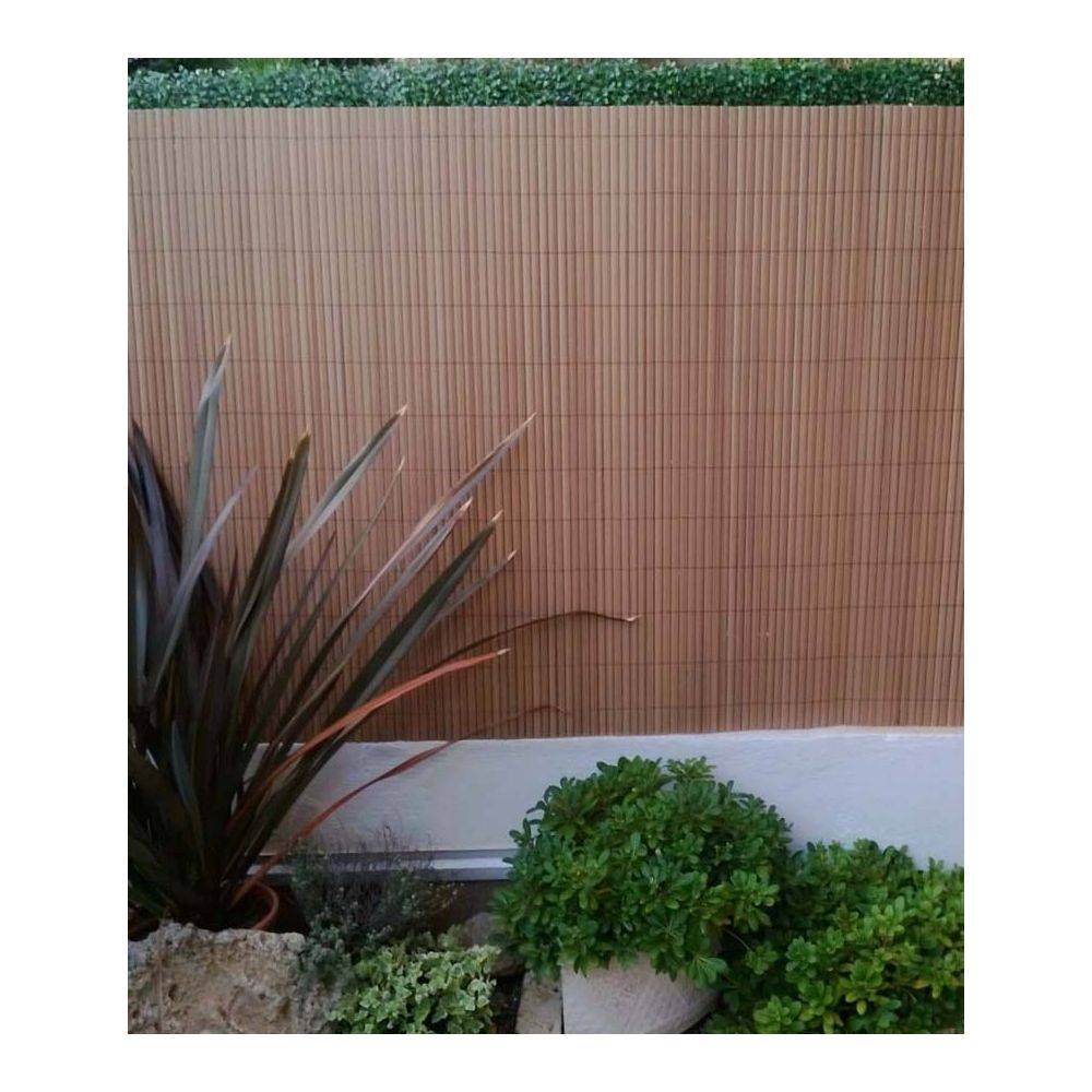Canisse en PVC effet teck double face qualité + (Lot de 6) - Imagen 2