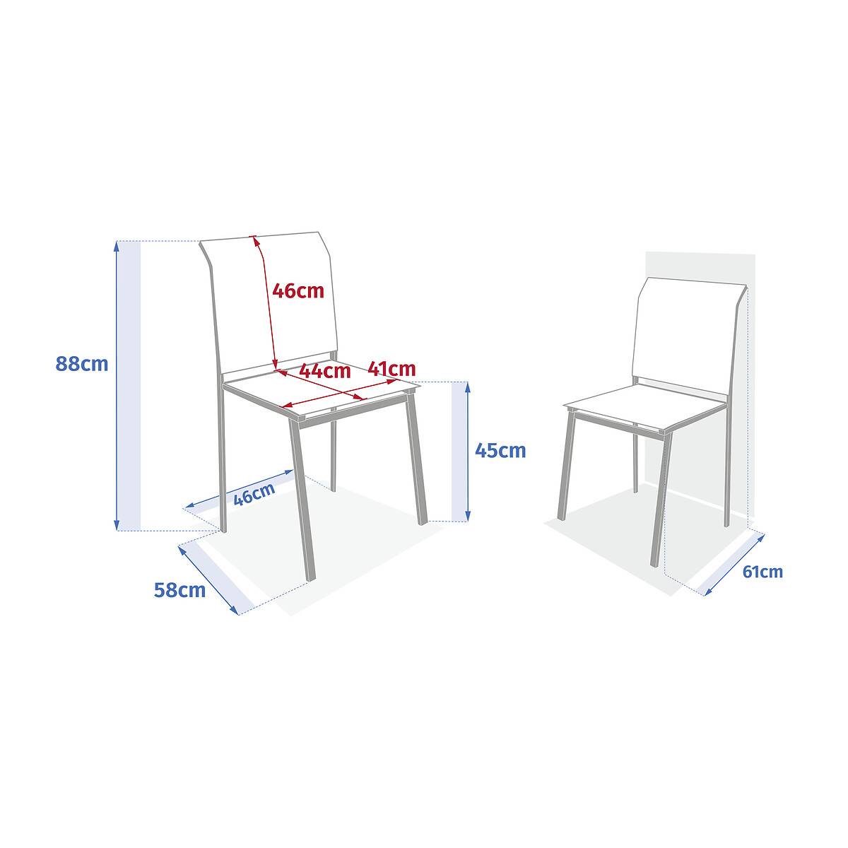 Hesperide - Chaise de jardin empilable "Essentia" lin & vert laurier aluminium et texaline Hespéride - Image 5