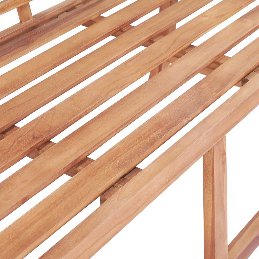 PANGIVO - Banc de jardin bois de teck naturel 127 x 58.5 x 92.5 cm - PANGIVO - Image 7