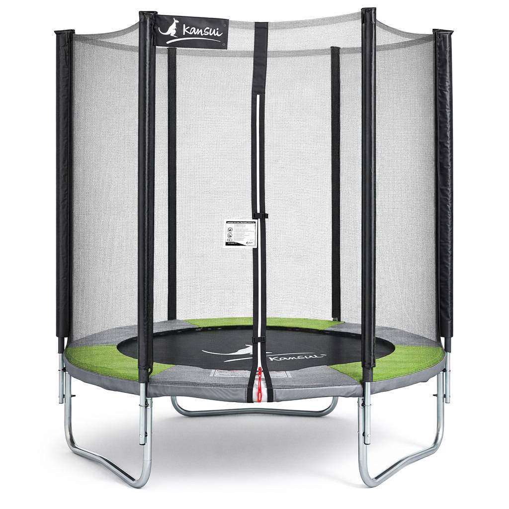 Kangui - Trampoline rond 250cm avec filet de sécurité - RALLI 250 - Jeux - Jouets