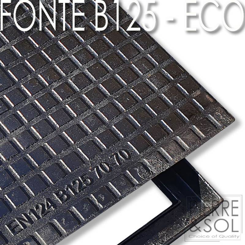 Regards et Couvercles hydrauliques en fonte B125  - LINE ECO -   30 x 30 cm - Image 2