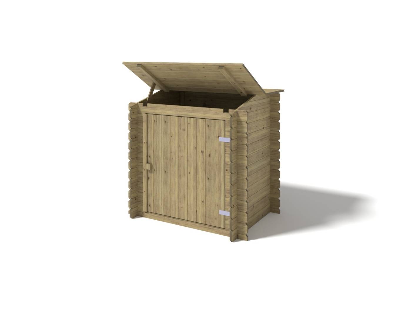Altanka - Armoire de jardin en bois -1.2x0.89 m - H.1.13 m - imprégné - SZA7 - ALTANKA - Imagen 7