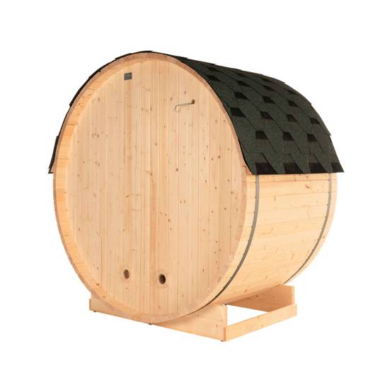 Sauna tonneau extérieur HOME DELUXE LAHTI M - 195 x 120 cm pour 2 personnes - Image 7