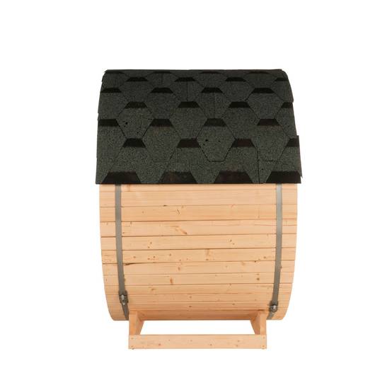 Sauna tonneau extérieur HOME DELUXE LAHTI M - 195 x 120 cm pour 2 personnes - Image 8