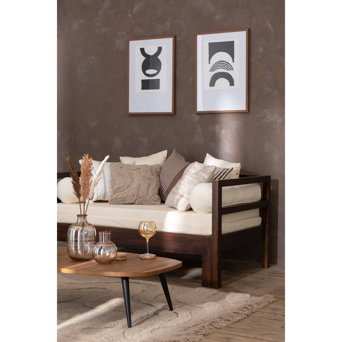 Table basse rectangulaire en teck massif achille Couleur naturel Tikamoon | La Redoute