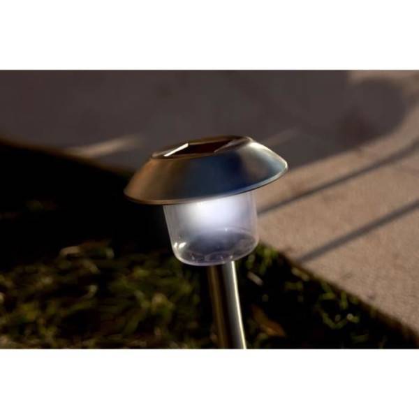 Lumisky - Lot de 8 balises solaires LED blanc froid - ALESIA - LUMISKY - Métal - Extérieur - Image 3