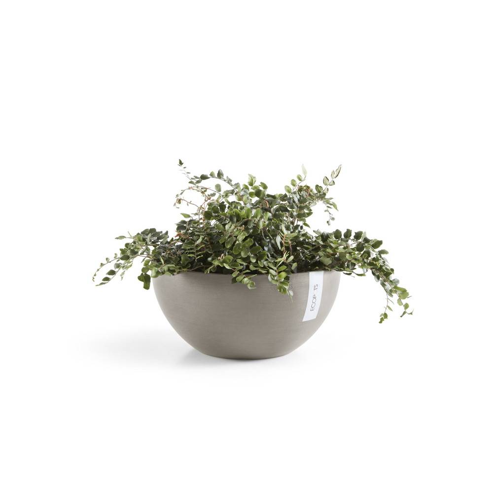 Ecopots - Pot Rond Brussels 25 Taupe - Ø 25 x H. 12 cm - 3,6 L ECOPOTS - Imagen 1