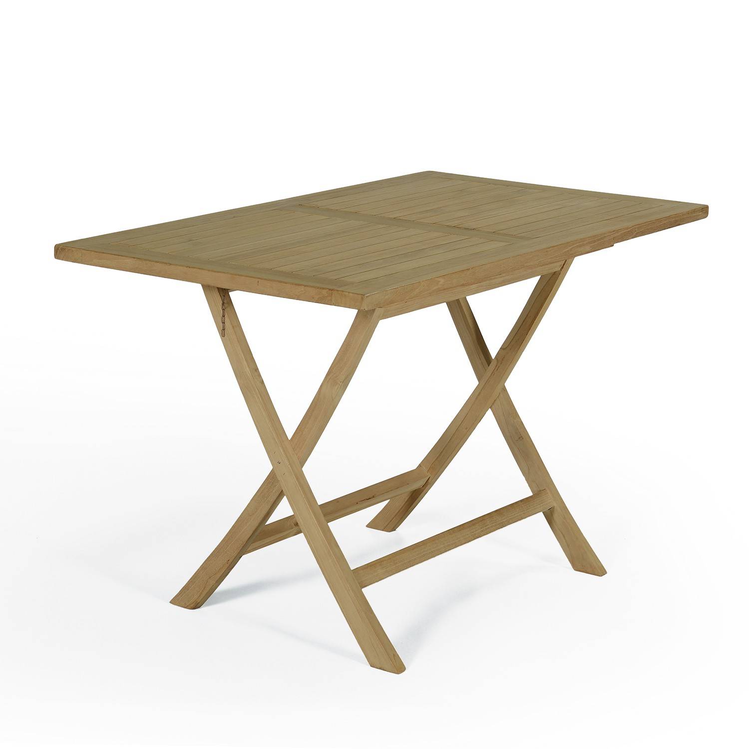 Teck'Attitude - Table pliante rectangulaire en teck massif Kensaï 120 x 70 cm - TECK'Attitude - Imagen 1