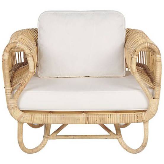 Fauteuil Rotin Naturel DOLCEDO - Beliani - Image 3