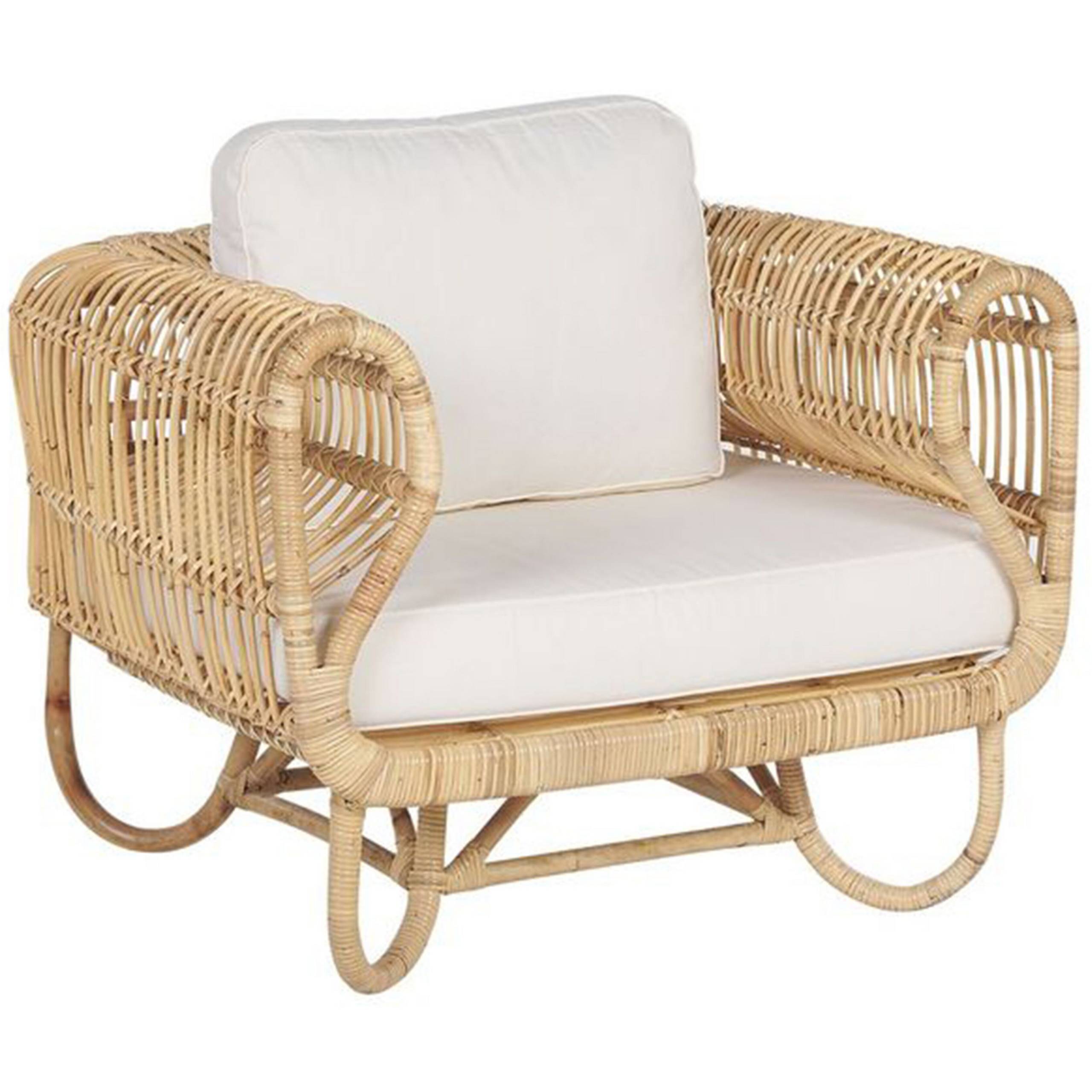 Fauteuil Rotin Naturel DOLCEDO - Beliani - Image 1