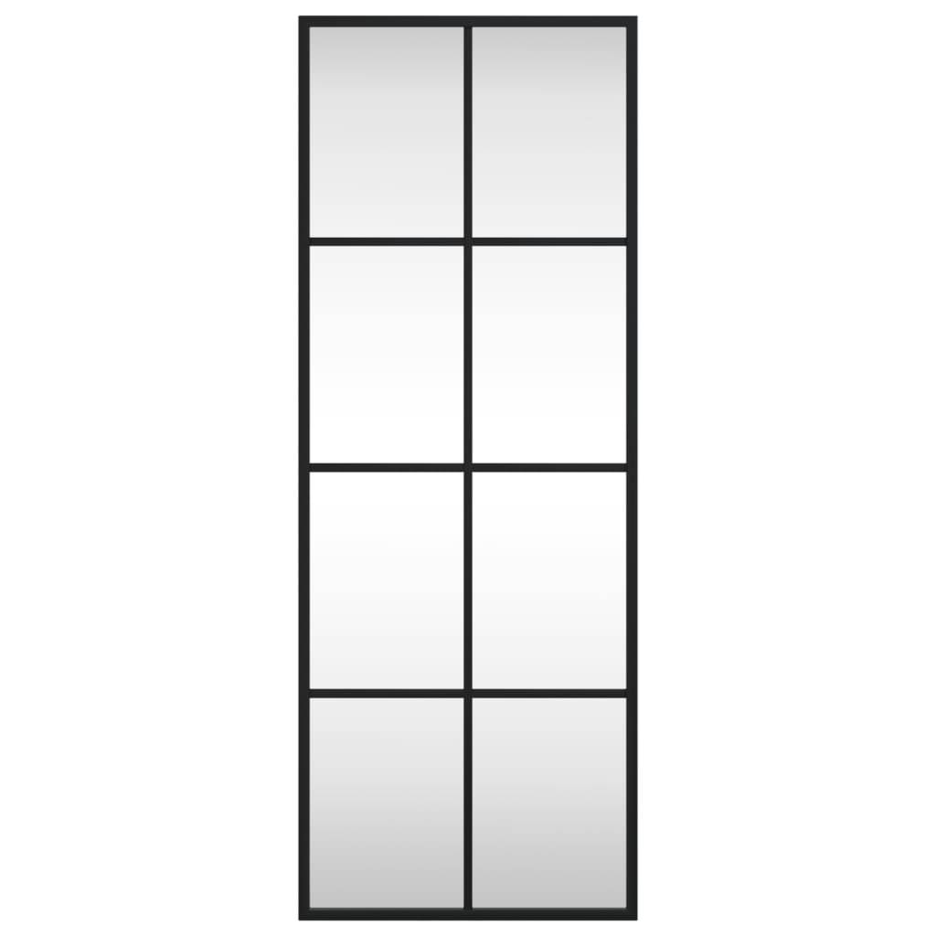 Maison Chic - Miroir mural - Miroir décoratif noir 30x80 cm rectangulaire fer - Image 3