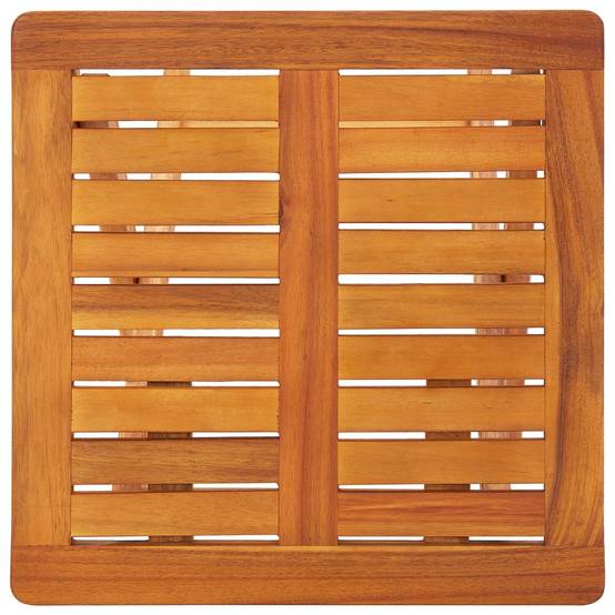 Lot de 2 Bain de soleil - Transats - Chaises longues avec table et coussins Acacia solide - MEUBLE PRO - Image 10