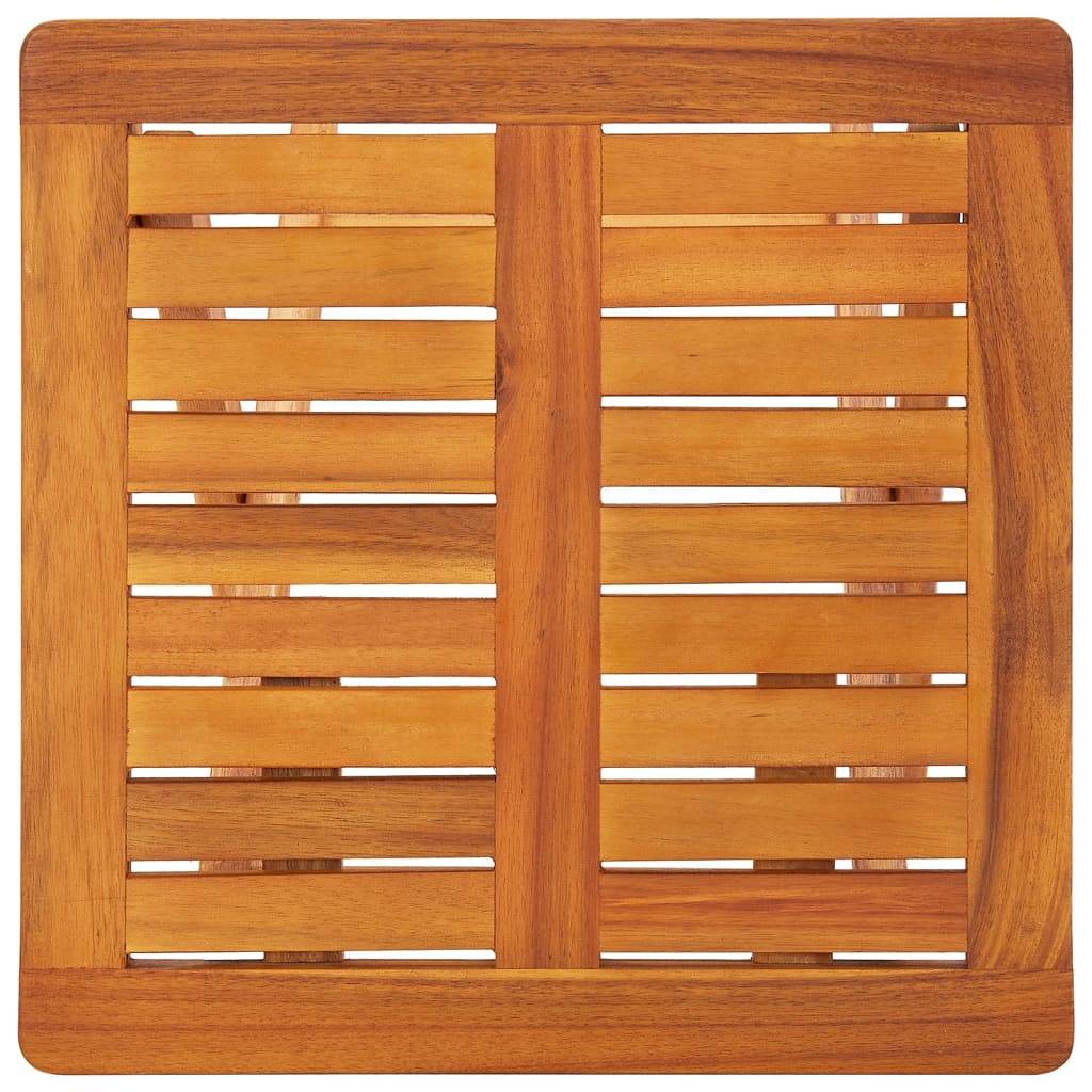 Lot de 2 Bain de soleil - Transats - Chaises longues avec table et coussins Acacia solide - MEUBLE PRO - Image 10