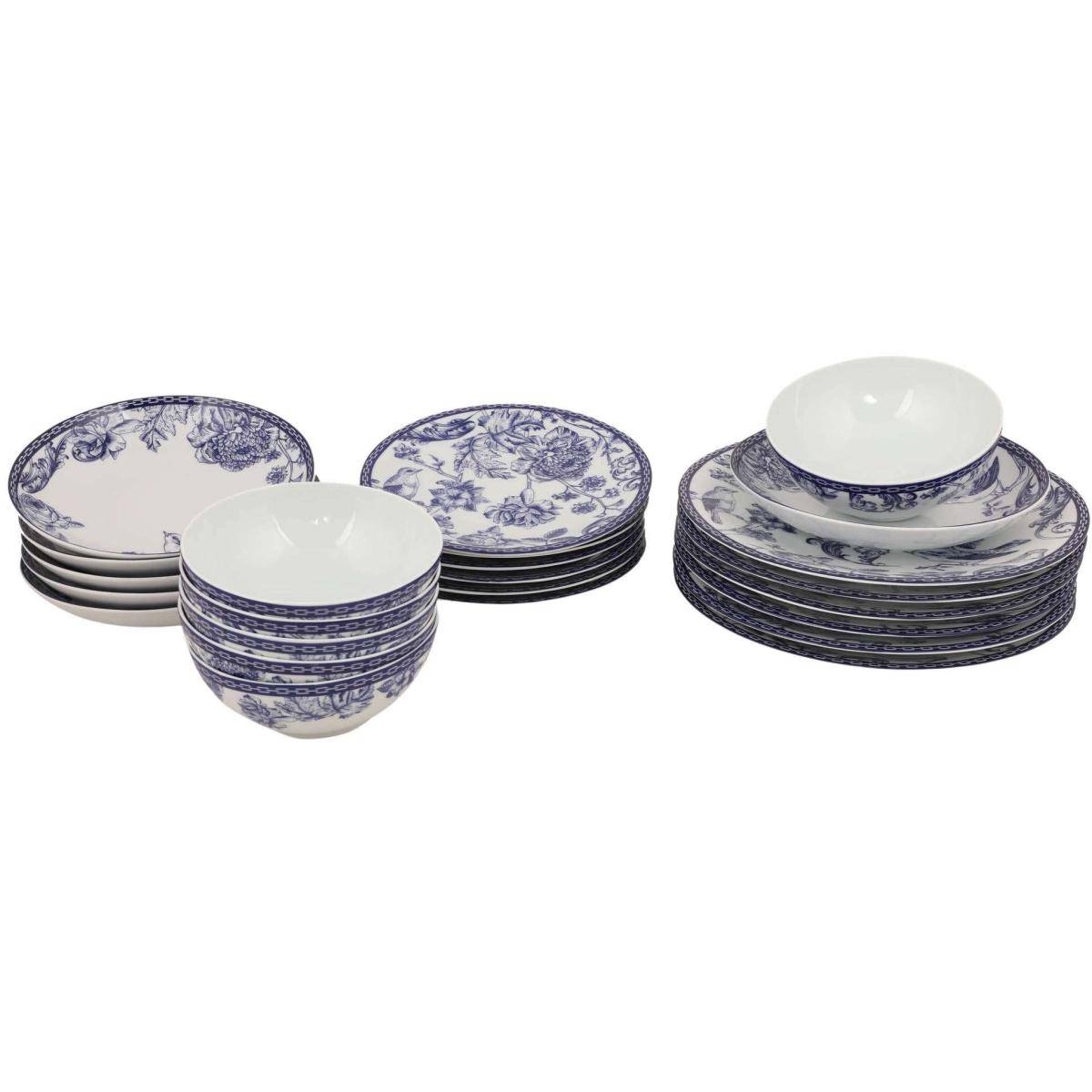Hanah Home - Service de table en porcelaine Canton 24 pièces - Imagen 1