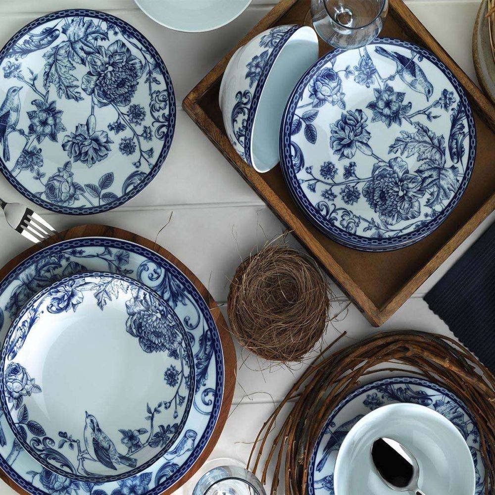 Hanah Home - Service de table en porcelaine Canton 24 pièces - Imagen 2